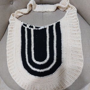 URBAN ORIGINALS Valley Crochet Handmade Bags One Handle Hobo Tote bag VEGAN
